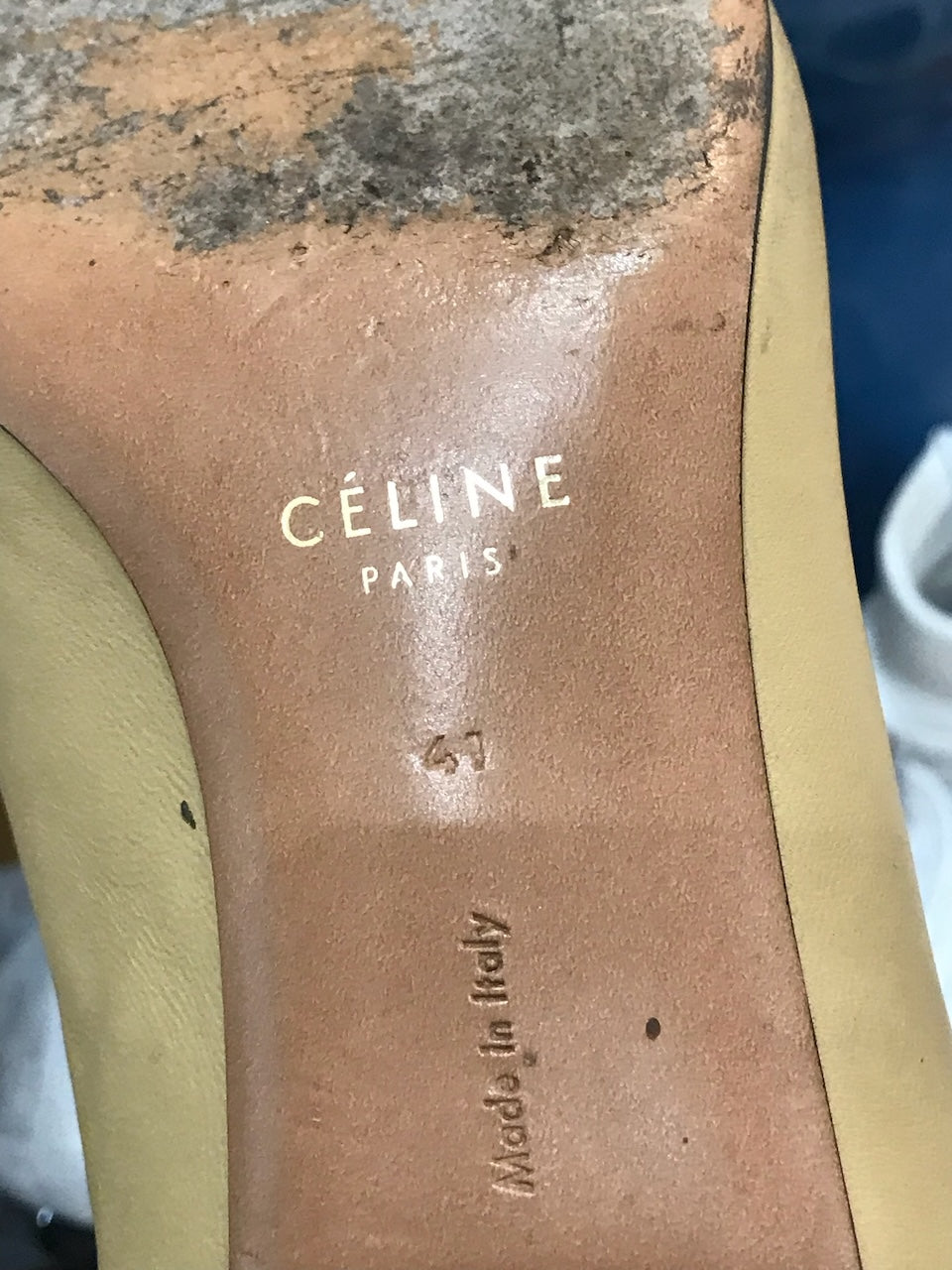 Bottines Celine beige T.41