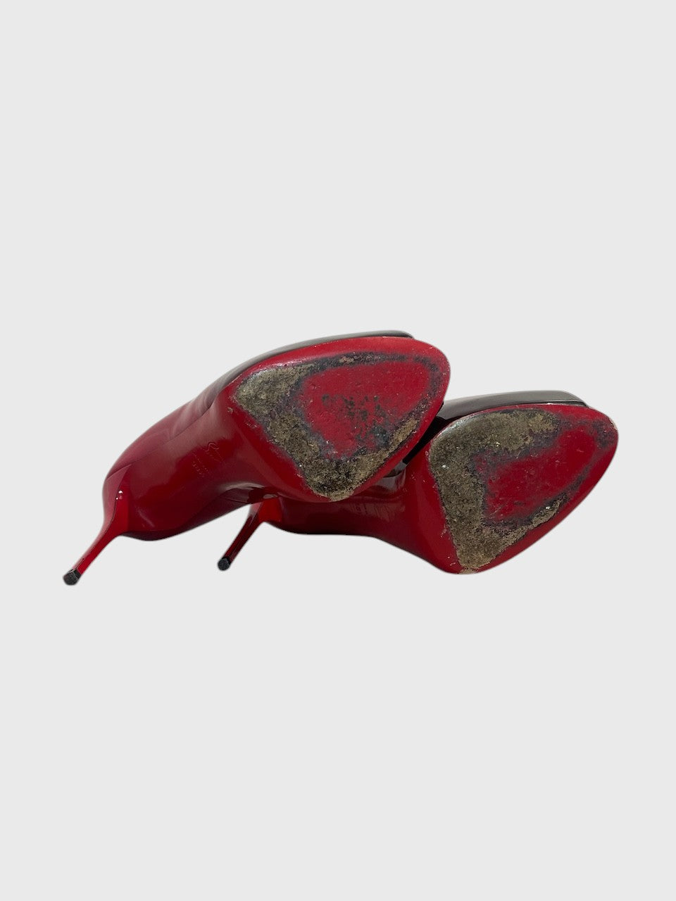 Escarpins Christian Louboutin rouges T.38,5