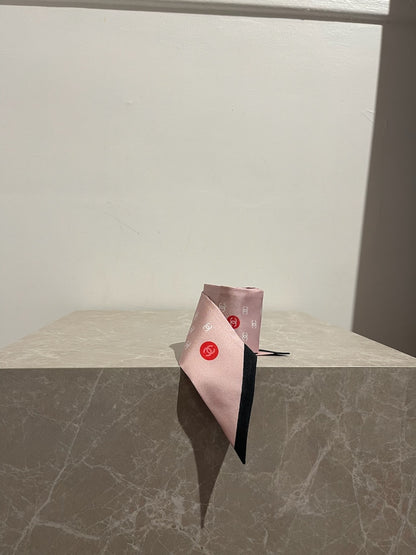 Foulard slim bandeau Chanel rose