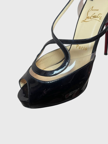Sandales Christian Louboutin noires T.39