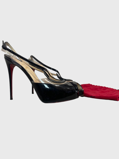 Sandales Christian Louboutin noires T.39