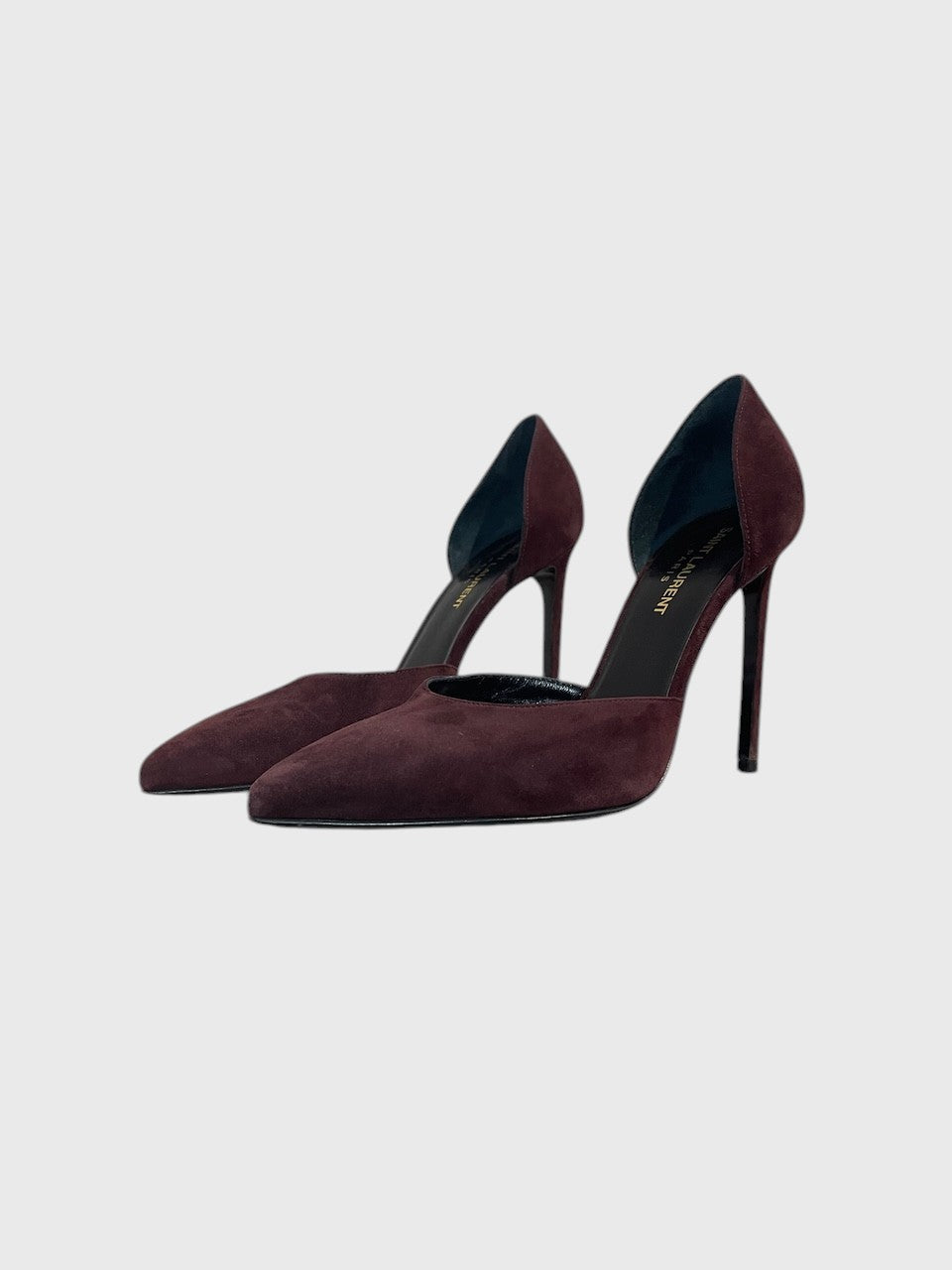 Escarpins Saint Laurent bordeaux T.37,5