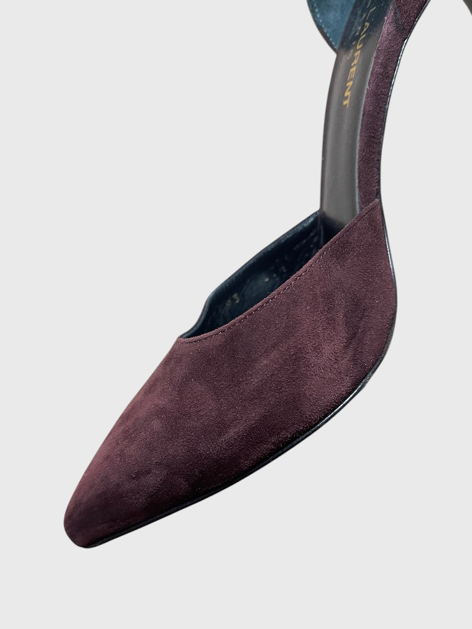 Escarpins Saint Laurent bordeaux T.37,5