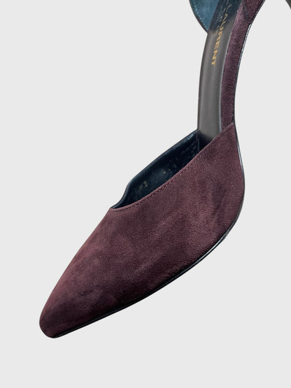 Escarpins Saint Laurent bordeaux T.37,5