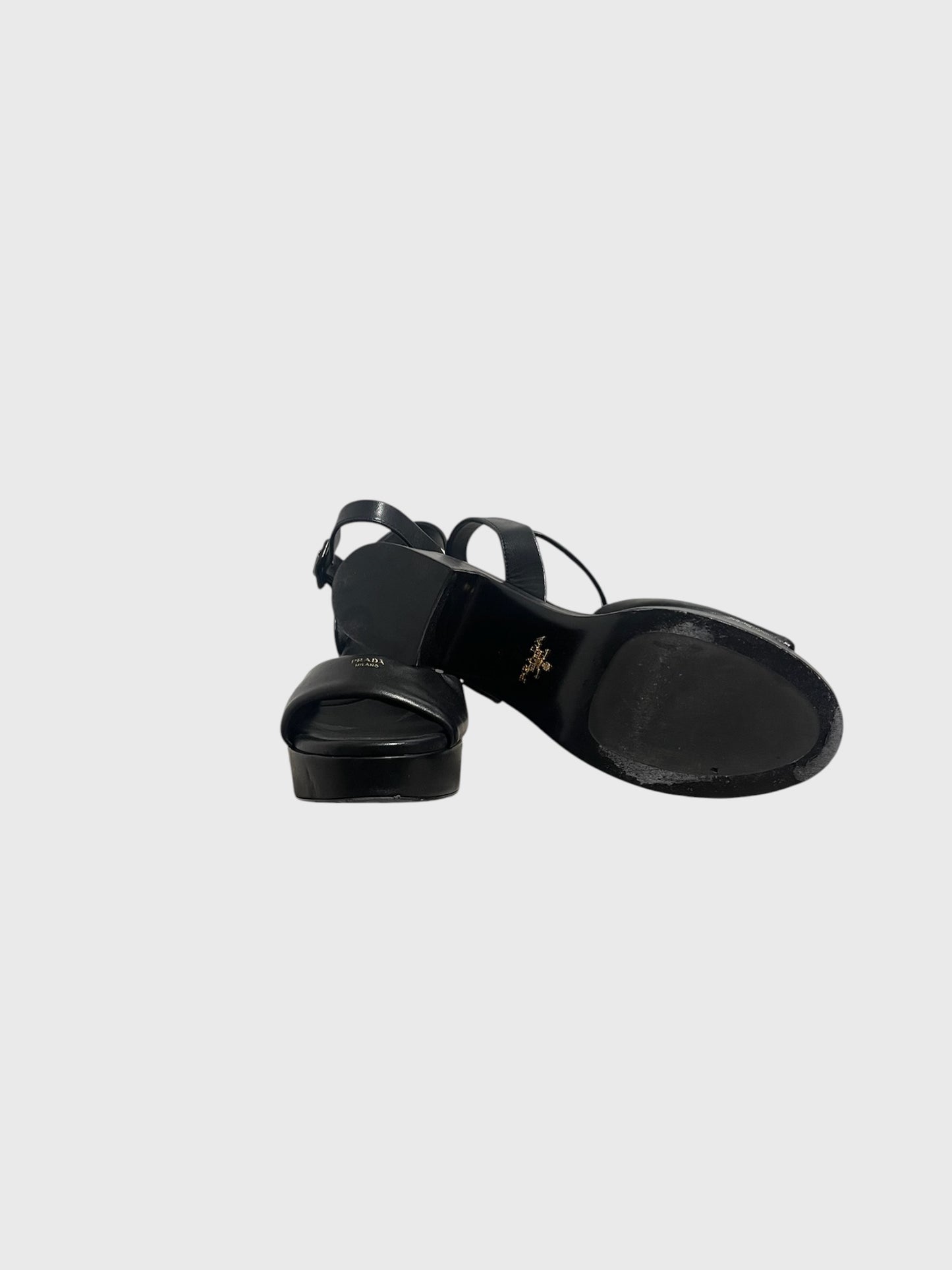 Sandales Prada noires T.37