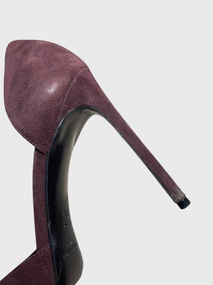 Escarpins Saint Laurent bordeaux T.37,5