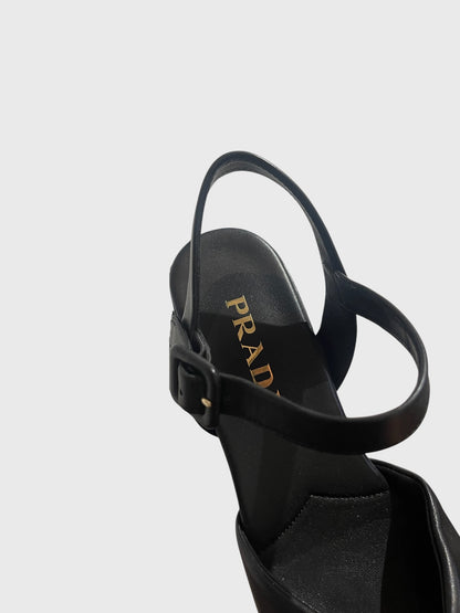 Sandales Prada noires T.37