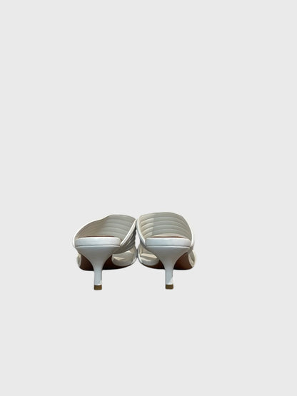 Mules Alaia blanches T.38