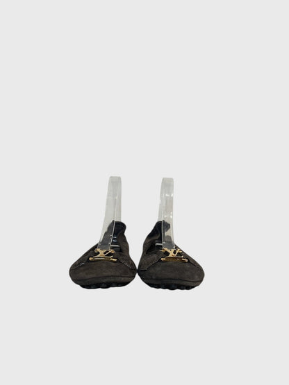 Ballerines Louis Vuitton marron T.38