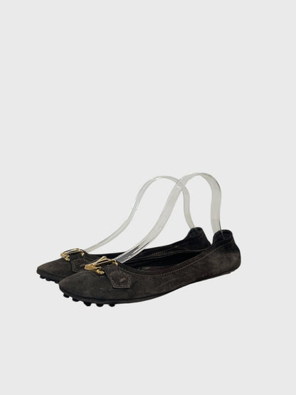 Ballerines Louis Vuitton marron T.38