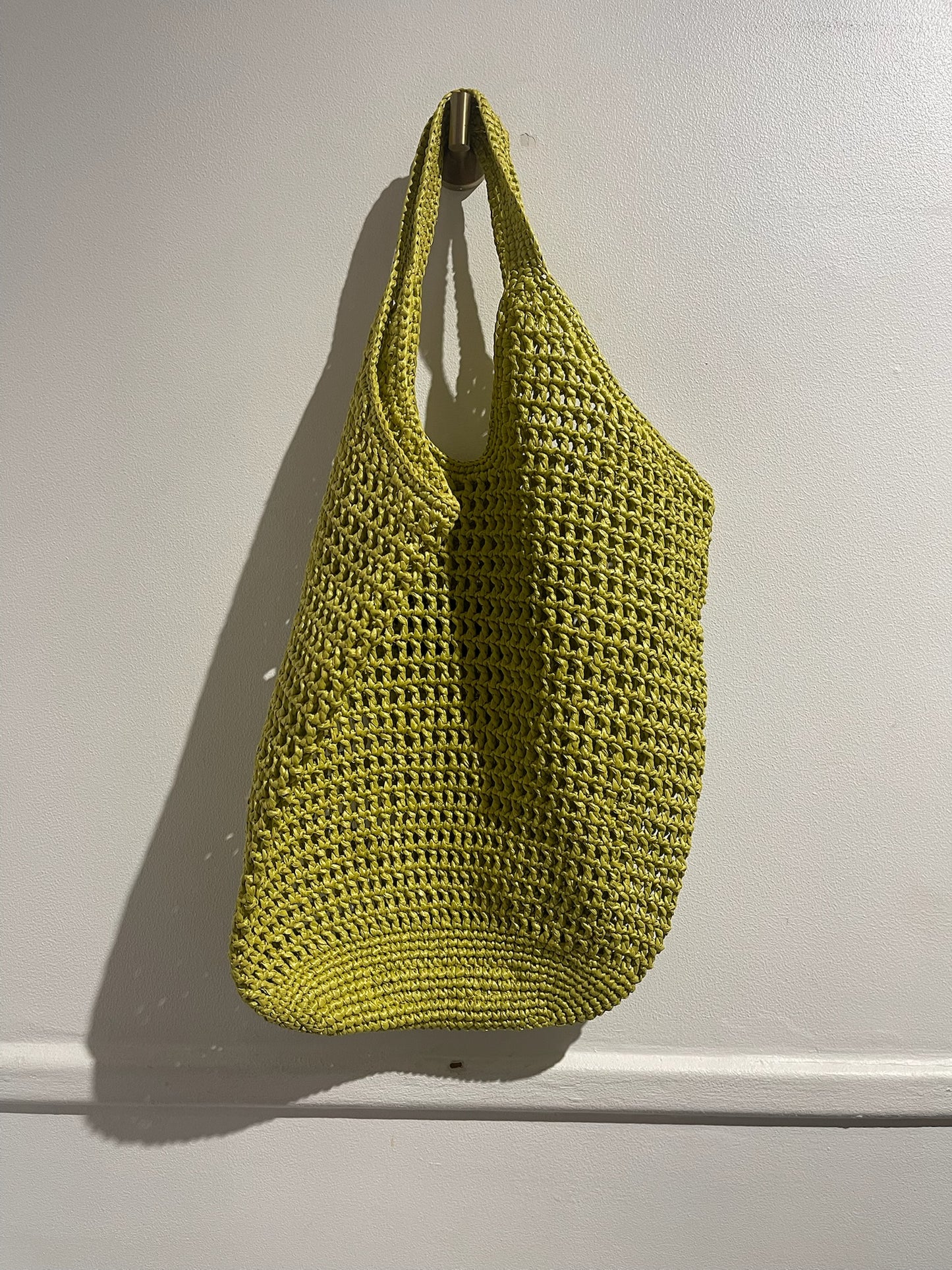 Sac Prada raffia vert