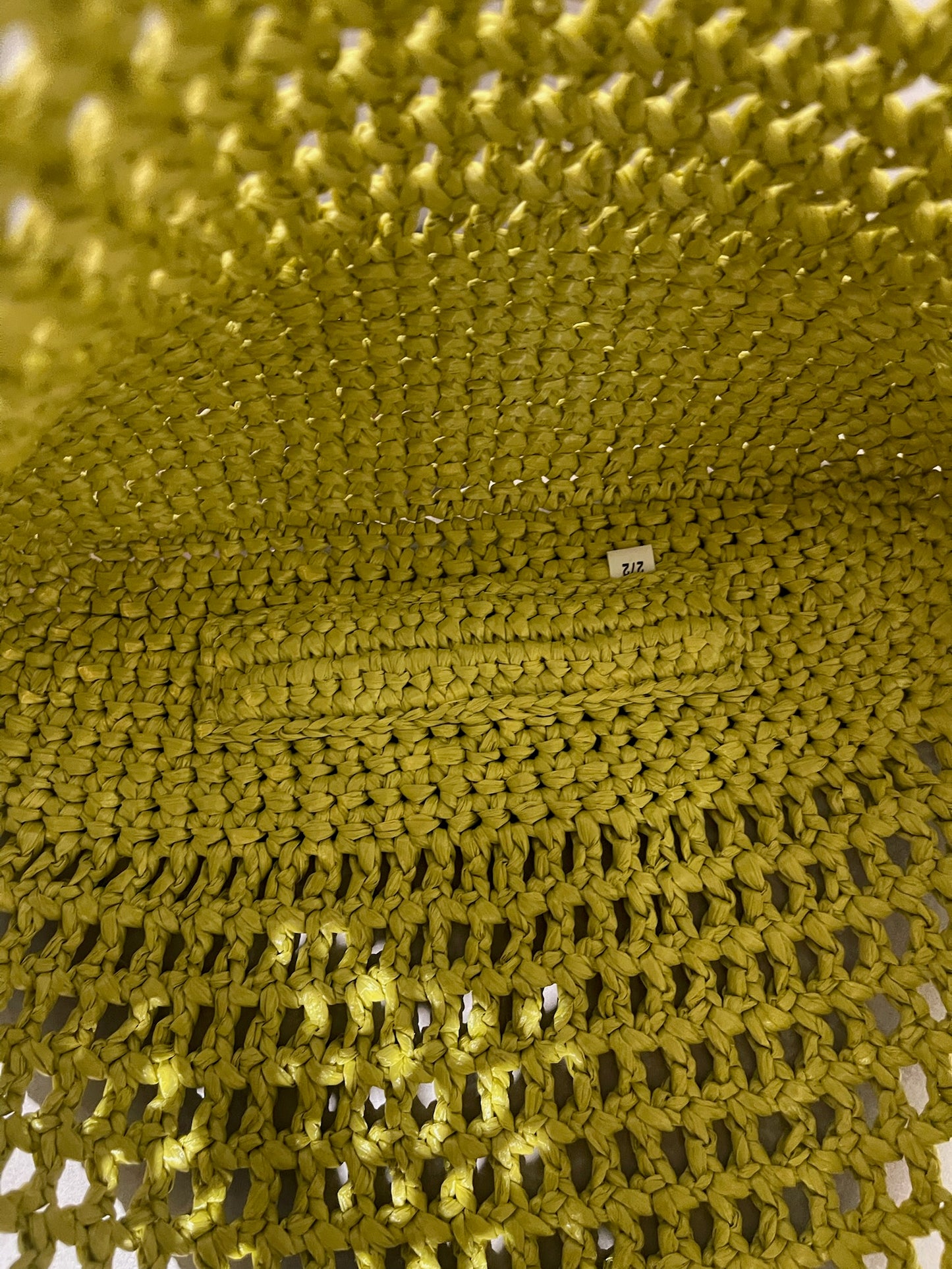 Sac Prada raffia vert