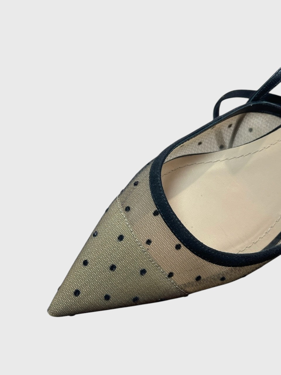 Ballerines Dior à pois T.38,5