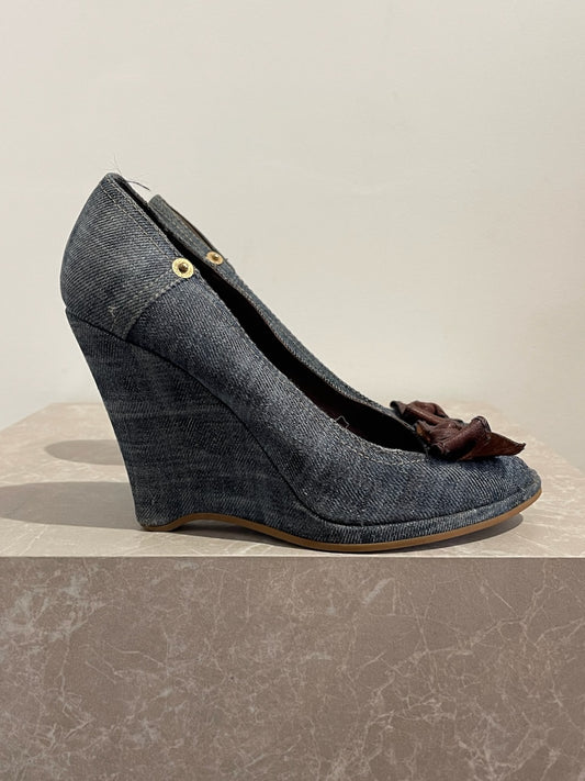 Escarpins Miu Miu en jeans T.39