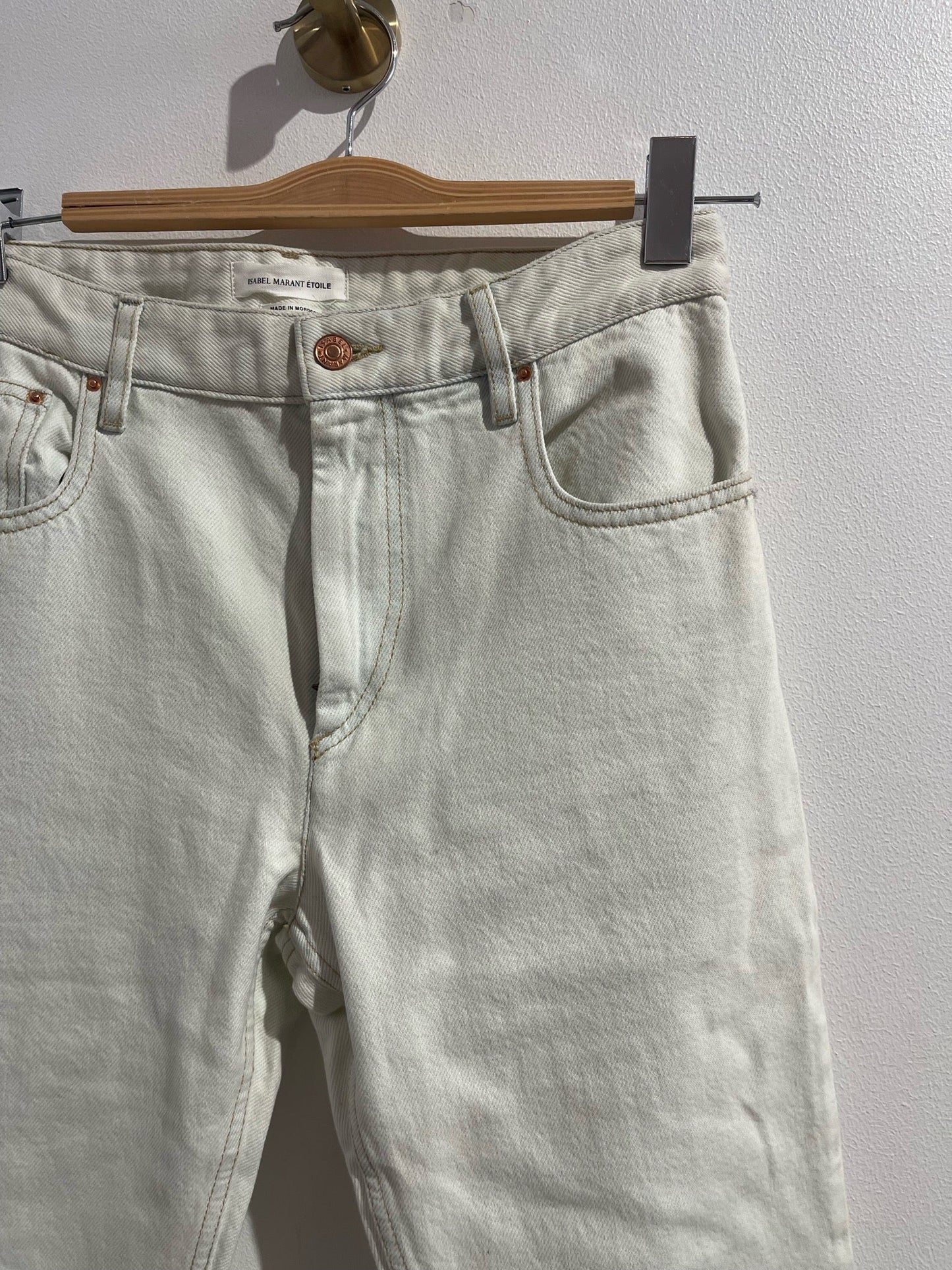 Jeans Isabel Marant blanc T.36