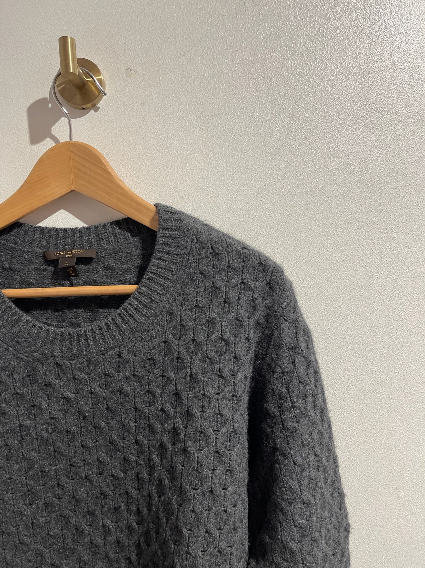 Pull Louis Vuitton gris T.S