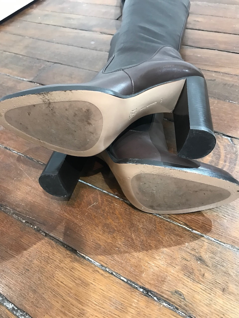 Bottes Gianvito Rossi marrons T.40