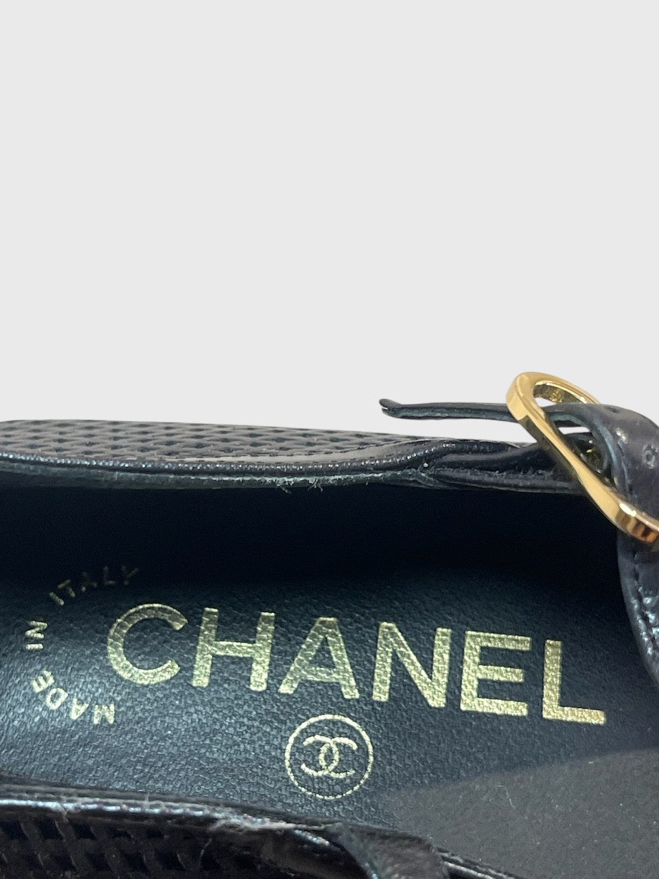 Ballerines Chanel noires T.39