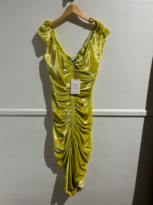 Robe Bottega Veneta jaune T.34 NEUVE