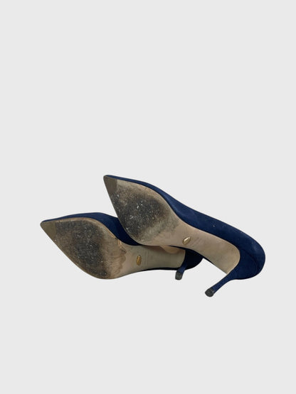 Escarpins Sergio Rossi bleus T.36
