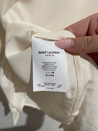 Chemise Saint Laurent écru T.40