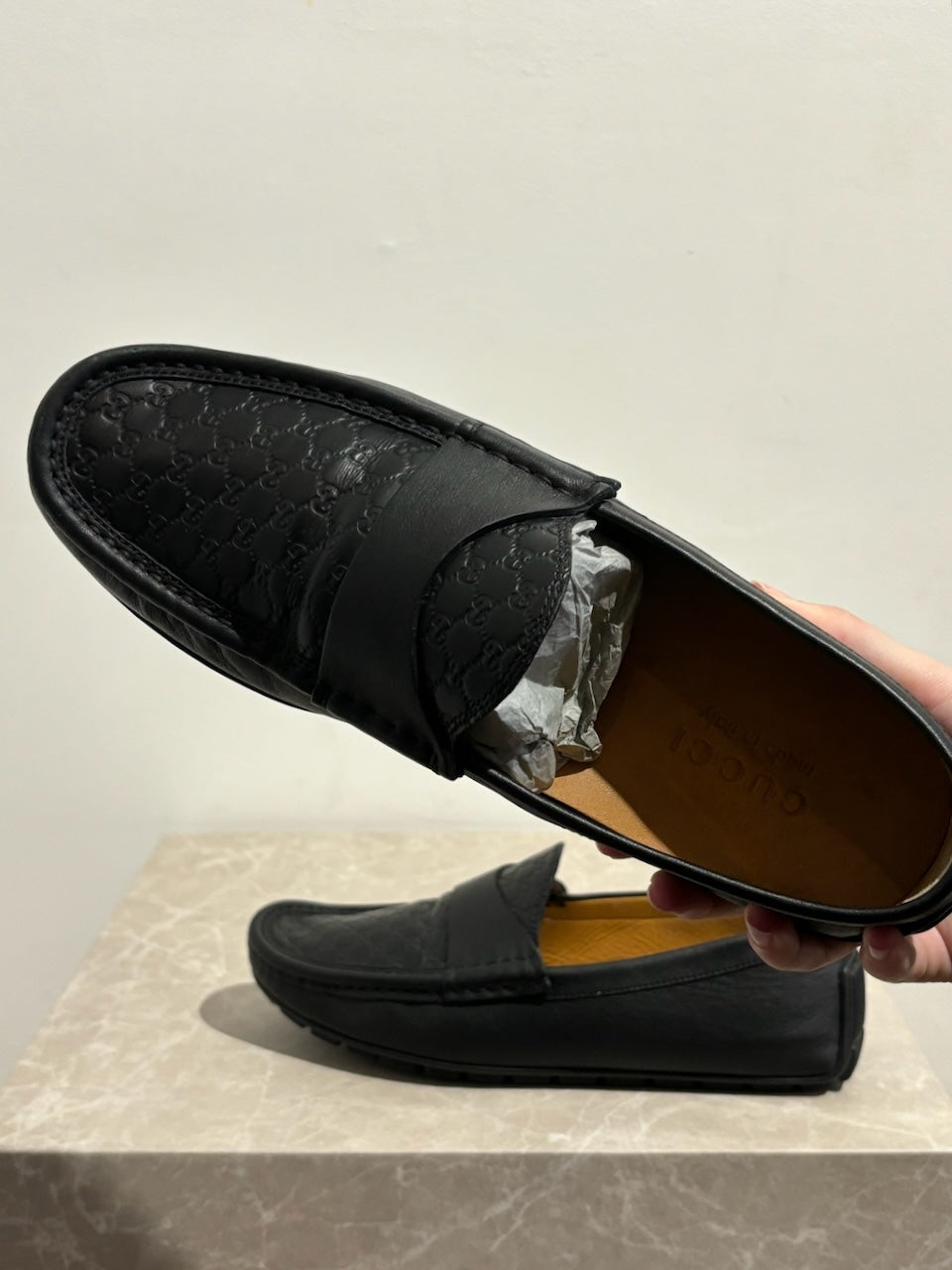 Mocassins Gucci noirs T.40