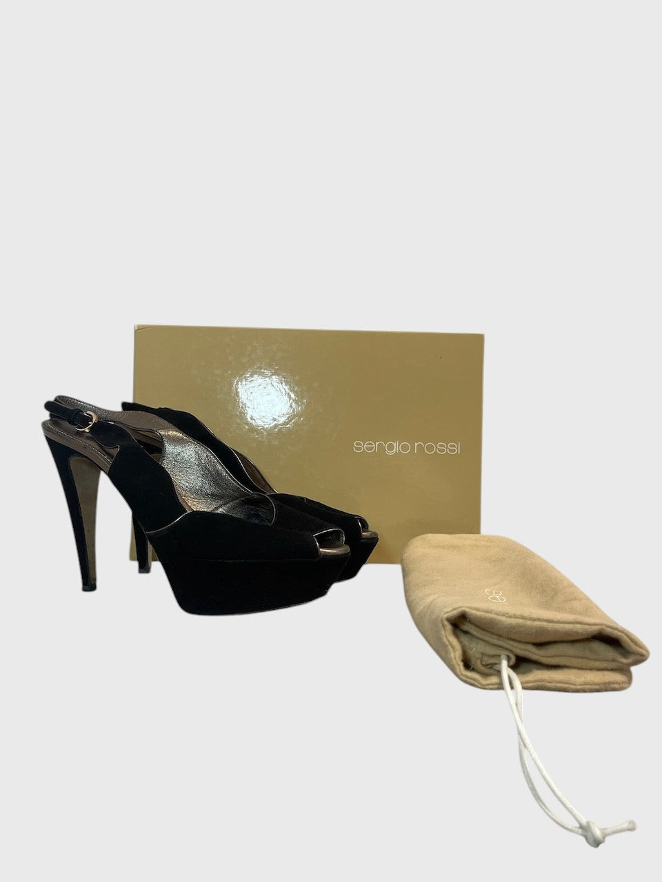Escarpins Sergio Rossi noirs T.37