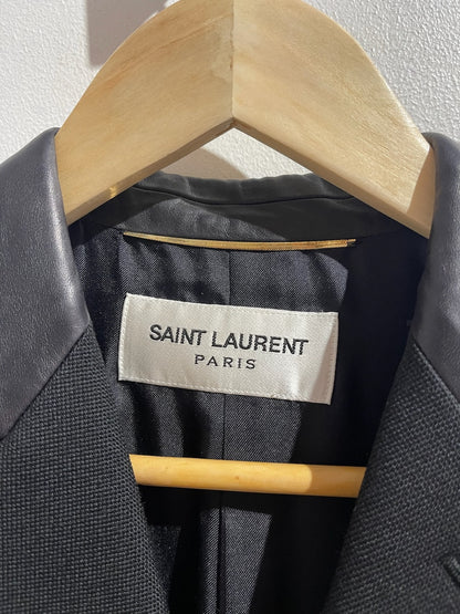 Manteau Saint Laurent noir T.38