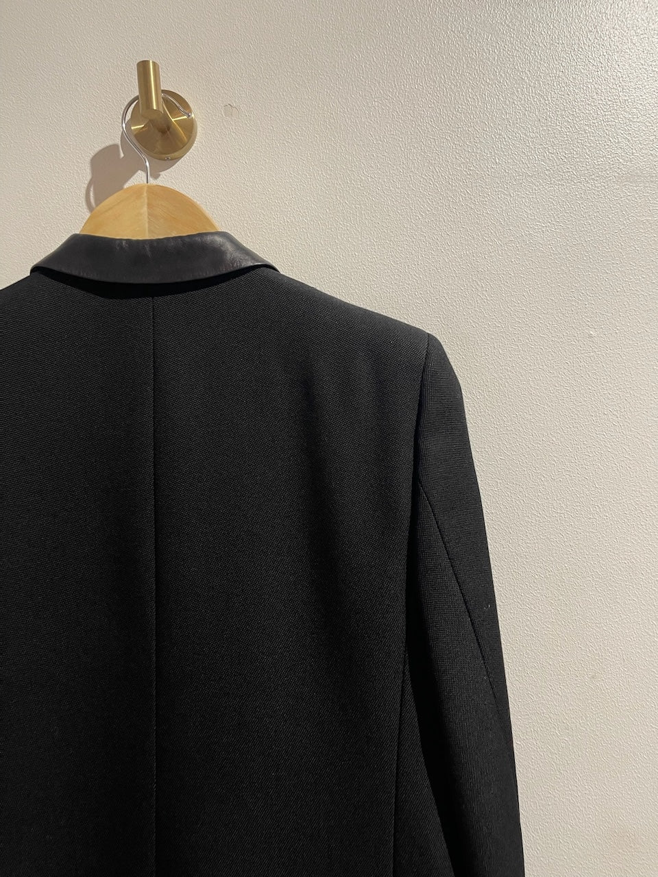 Manteau Saint Laurent noir T.38