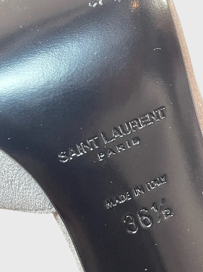 Escarpins Saint Laurent gris T.36,5