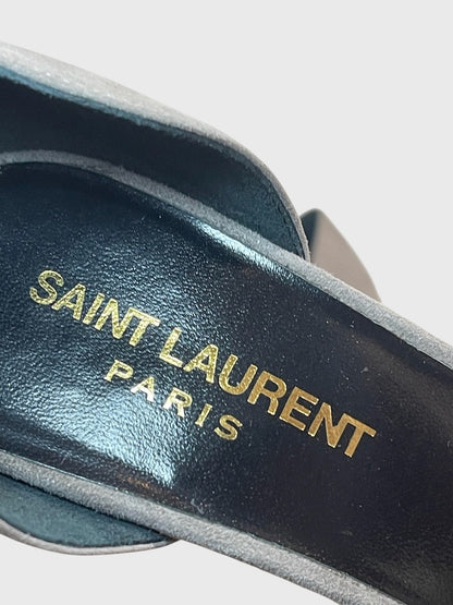 Escarpins Saint Laurent gris T.36,5