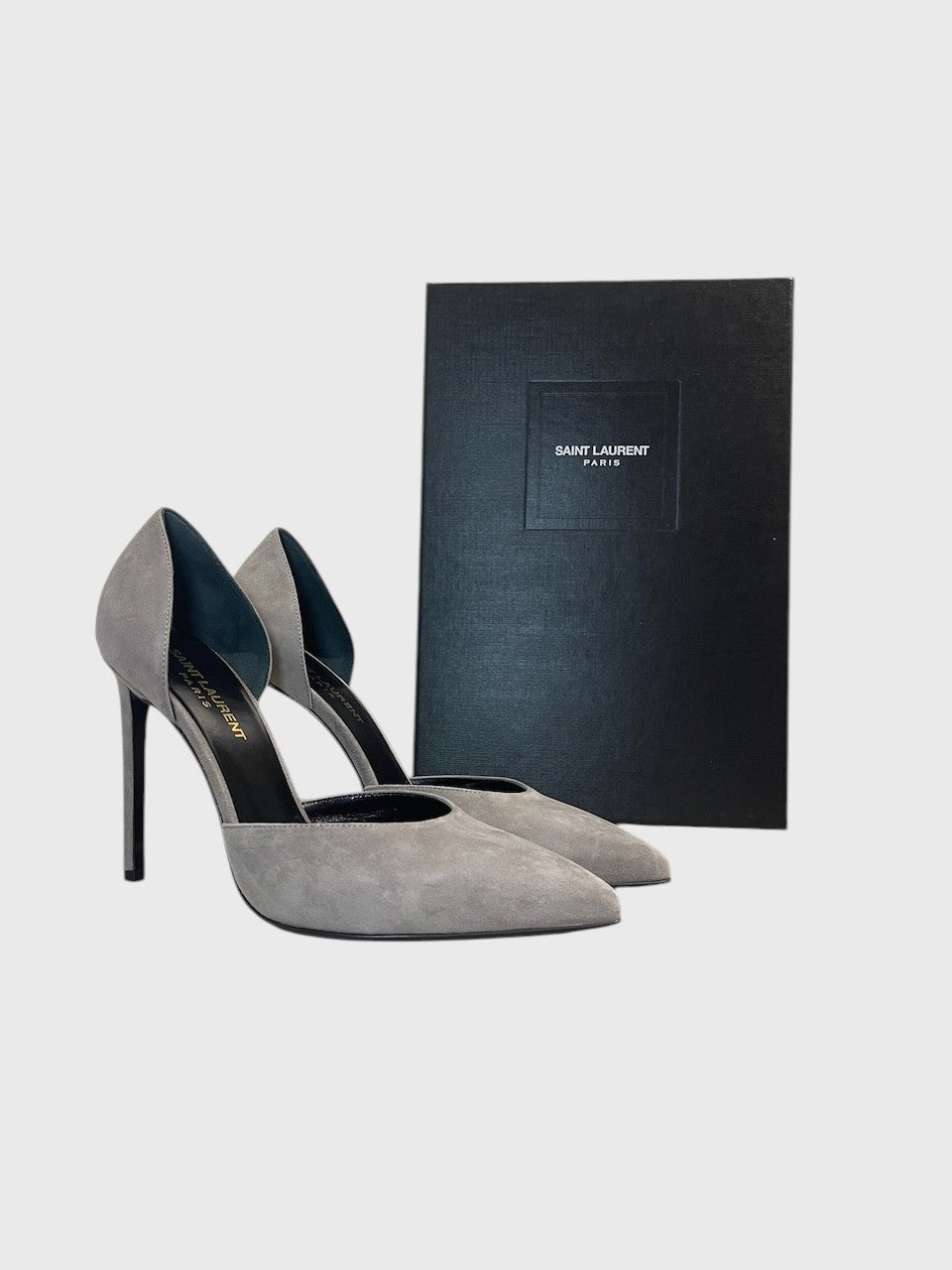 Escarpins Saint Laurent gris T.36,5
