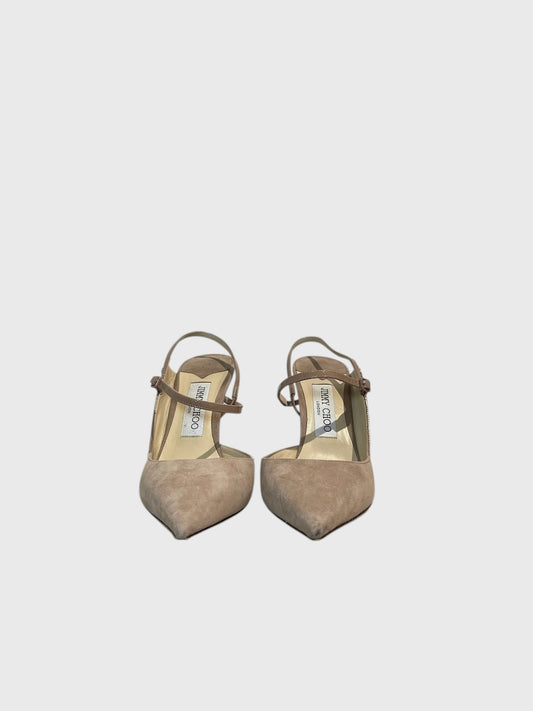 Escarpins Jimmy Choo beiges T.37