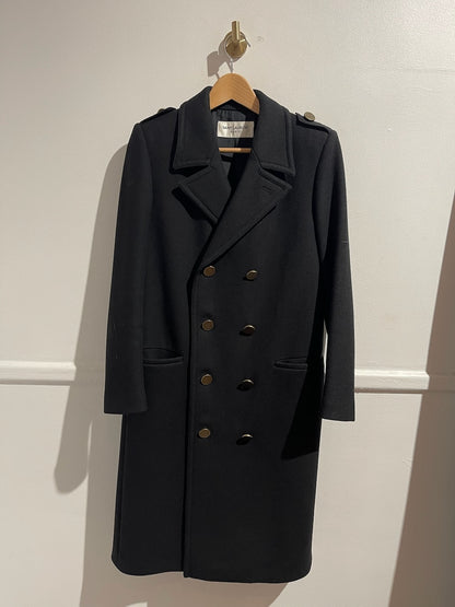 Manteau Saint Laurent noir T.40