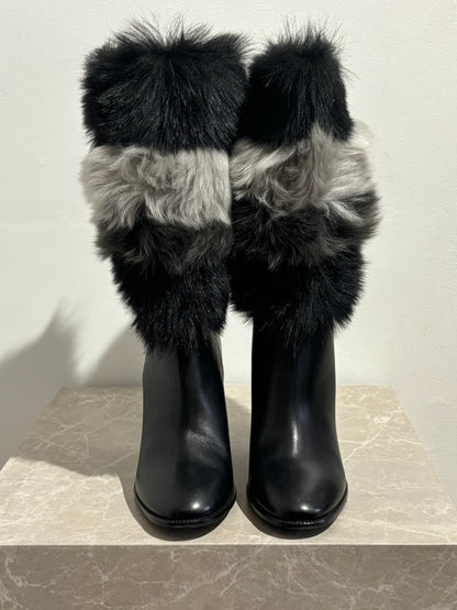 Bottes Burberry noires T.40,5