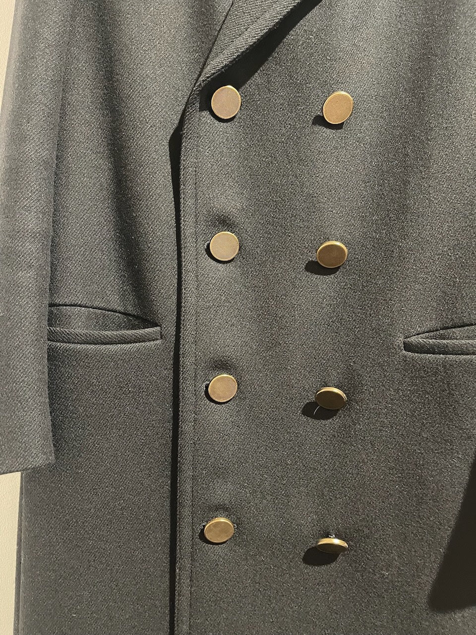 Manteau Saint Laurent noir T.40