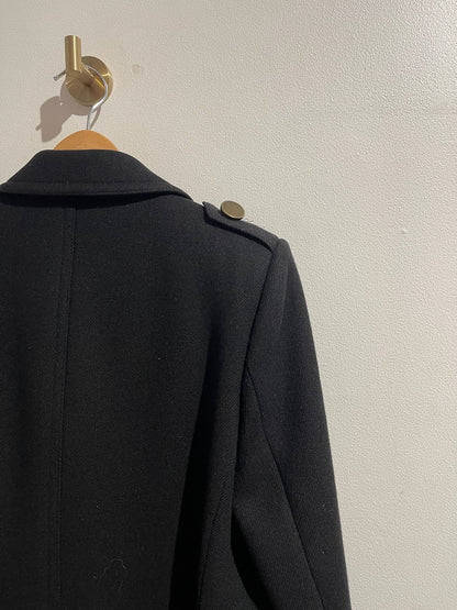 Manteau Saint Laurent noir T.40