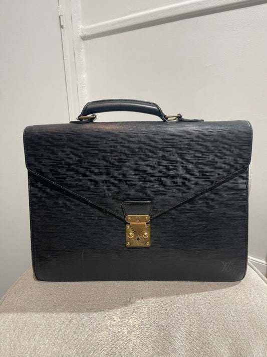 Porte documents Louis Vuitton noir