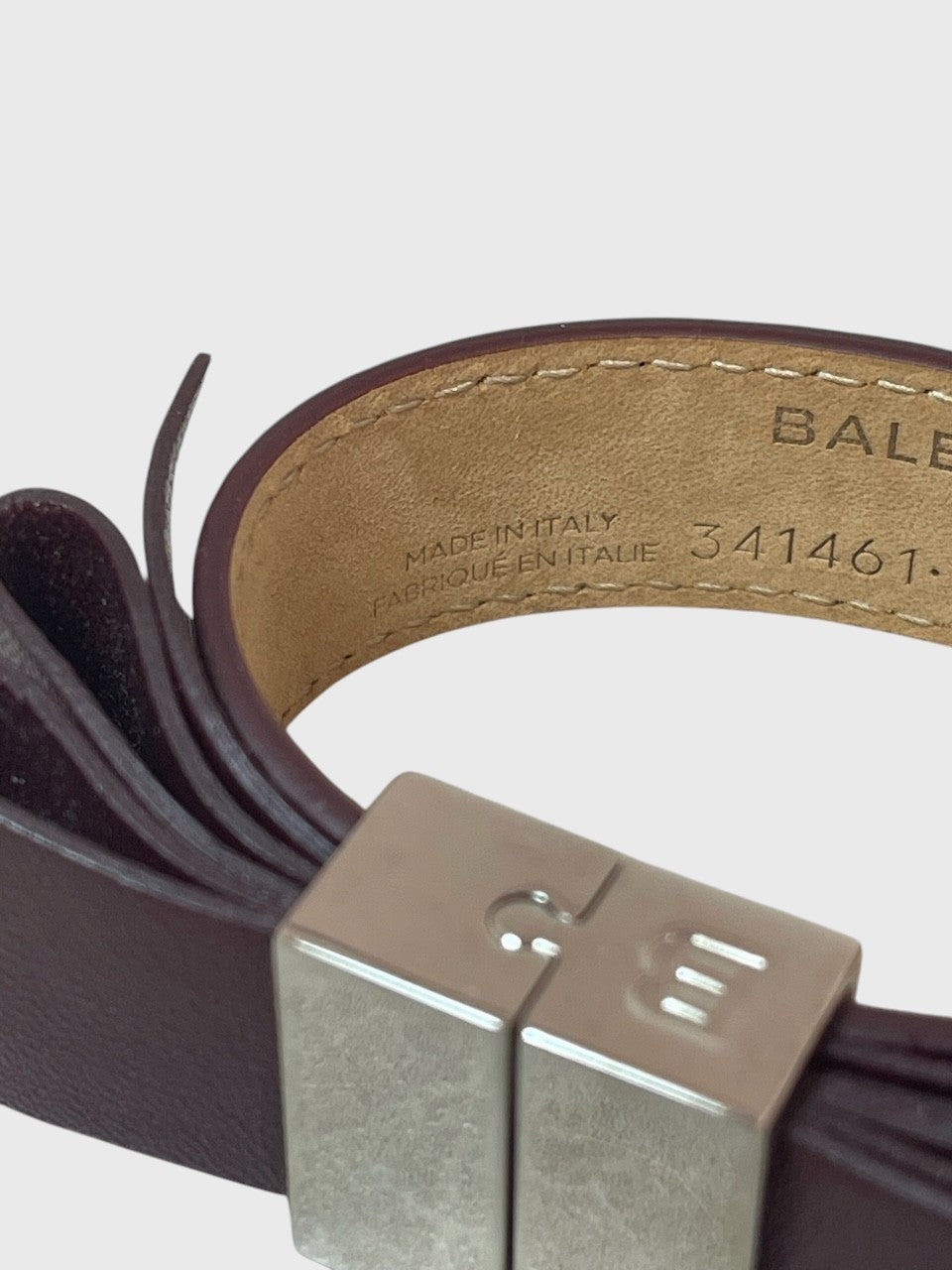 Bracelet Balenciaga bordeaux T.M