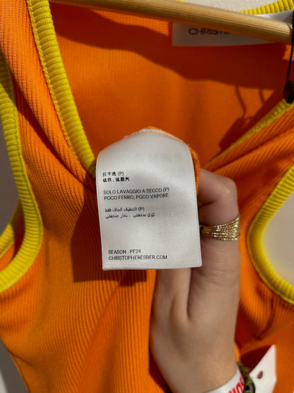 Robe Christopher Esber orange T.38
