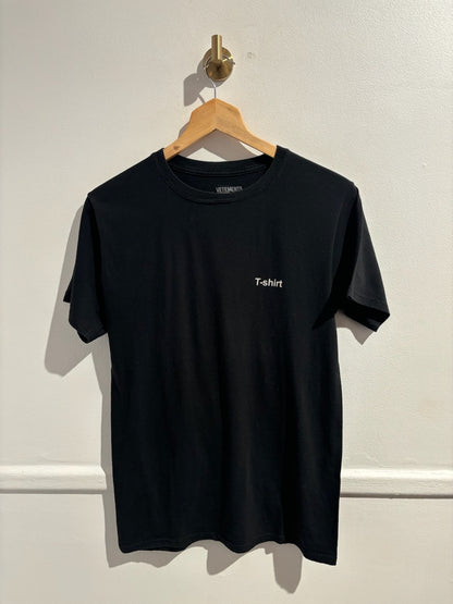 T-shirt Vetements noir T.XS