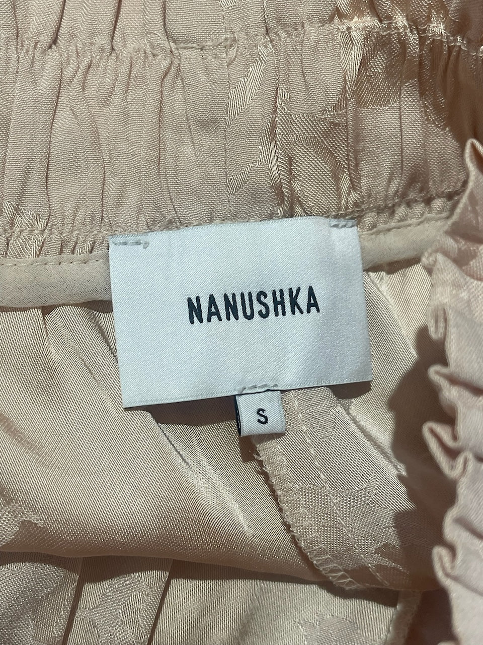 Short Nanushka beige T.S