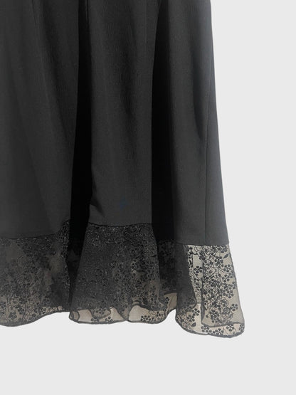 Robe Carven noire T.38