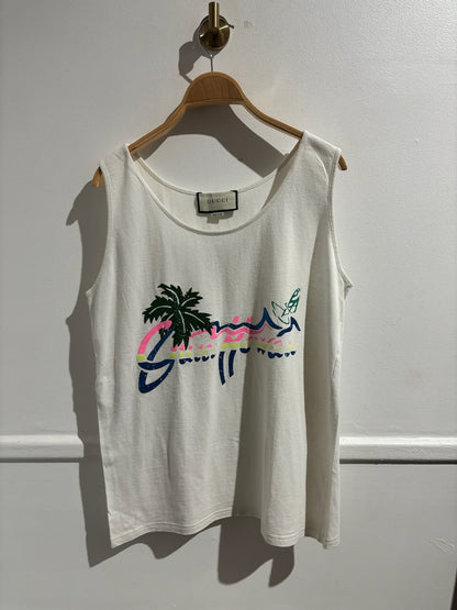 Débardeur Gucci blanc T.XS