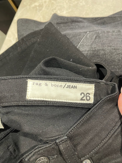 Jeans Rag & bone noir T.26