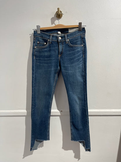 Jeans Rag & bone Capri bleu T.26