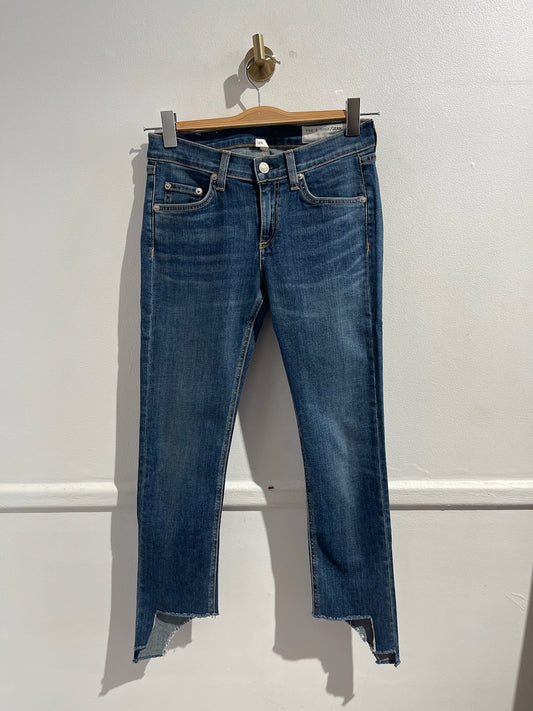 Jeans Rag & bone Capri bleu T.26
