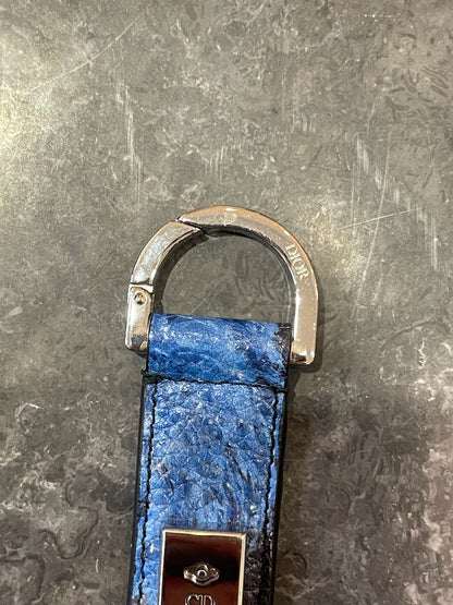 Porte-clés Dior bleu