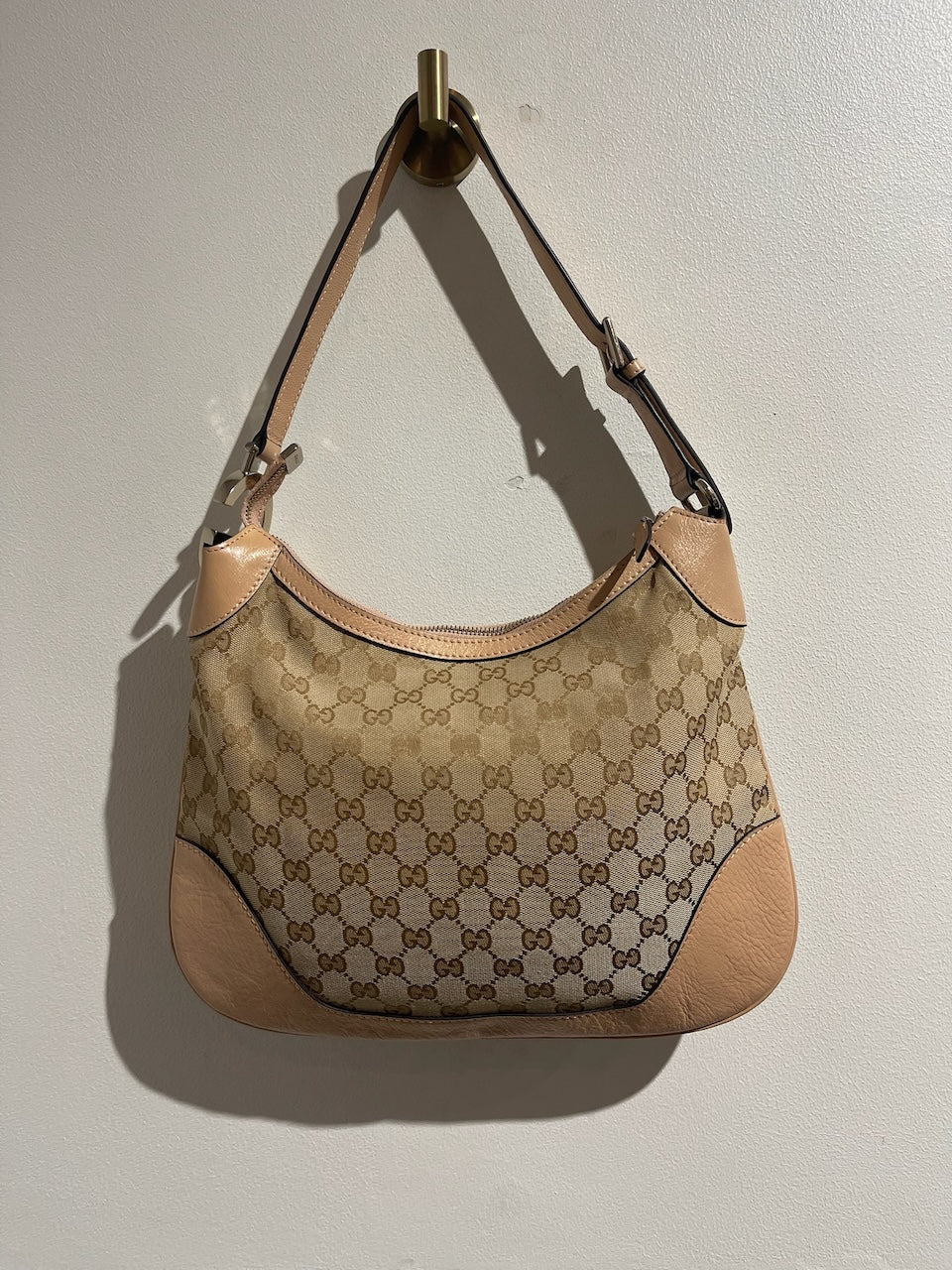 Sac Gucci toile beige