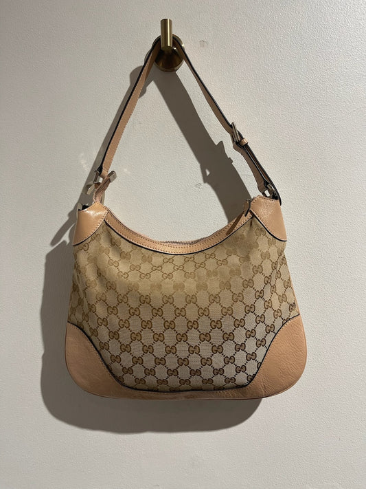 Sac Gucci toile beige